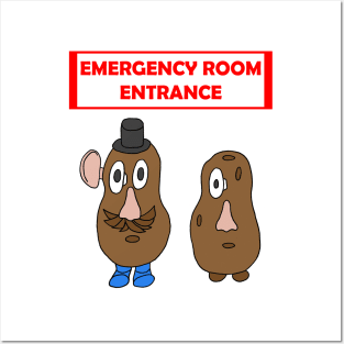 Mr. Potato Head Emergency Room Entrance Posters and Art